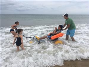 beach wheelchair