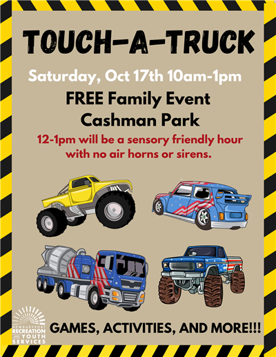 Touch a Truck Flyer